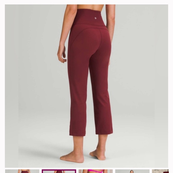 Lululemon Super high-rise crop size 6 - Picture 2 of 3